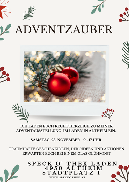 Adventzauber im Laden in Altheim ✨️