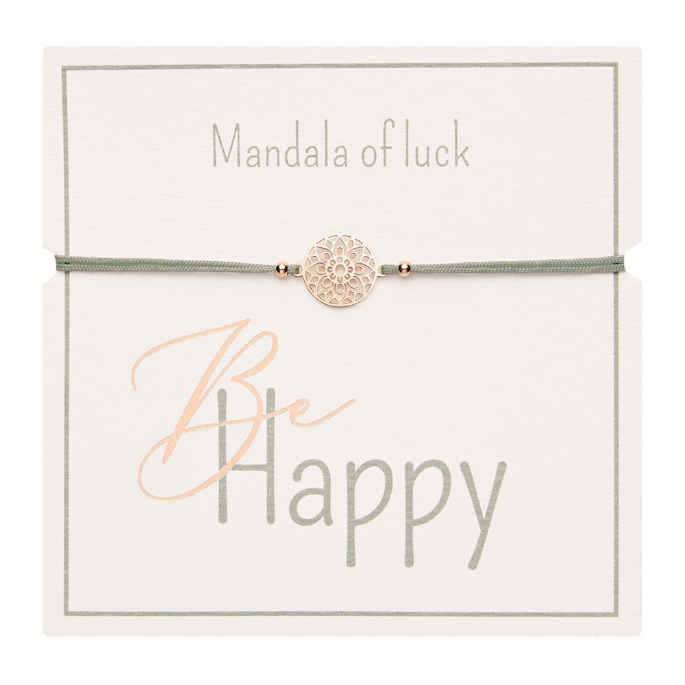 Armband Be Happy „Mandala of luck“